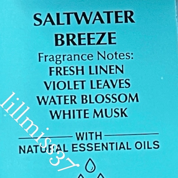 2X SALTWATER BREEZE Bath & Body Works Wallflower Refill Bulb Bundle - Picture 3 of 4